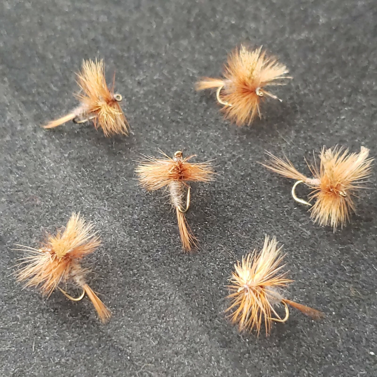 Fly Fishing Flies Dark Cahill Size 20 Custom Tied - Frontier Fly Company