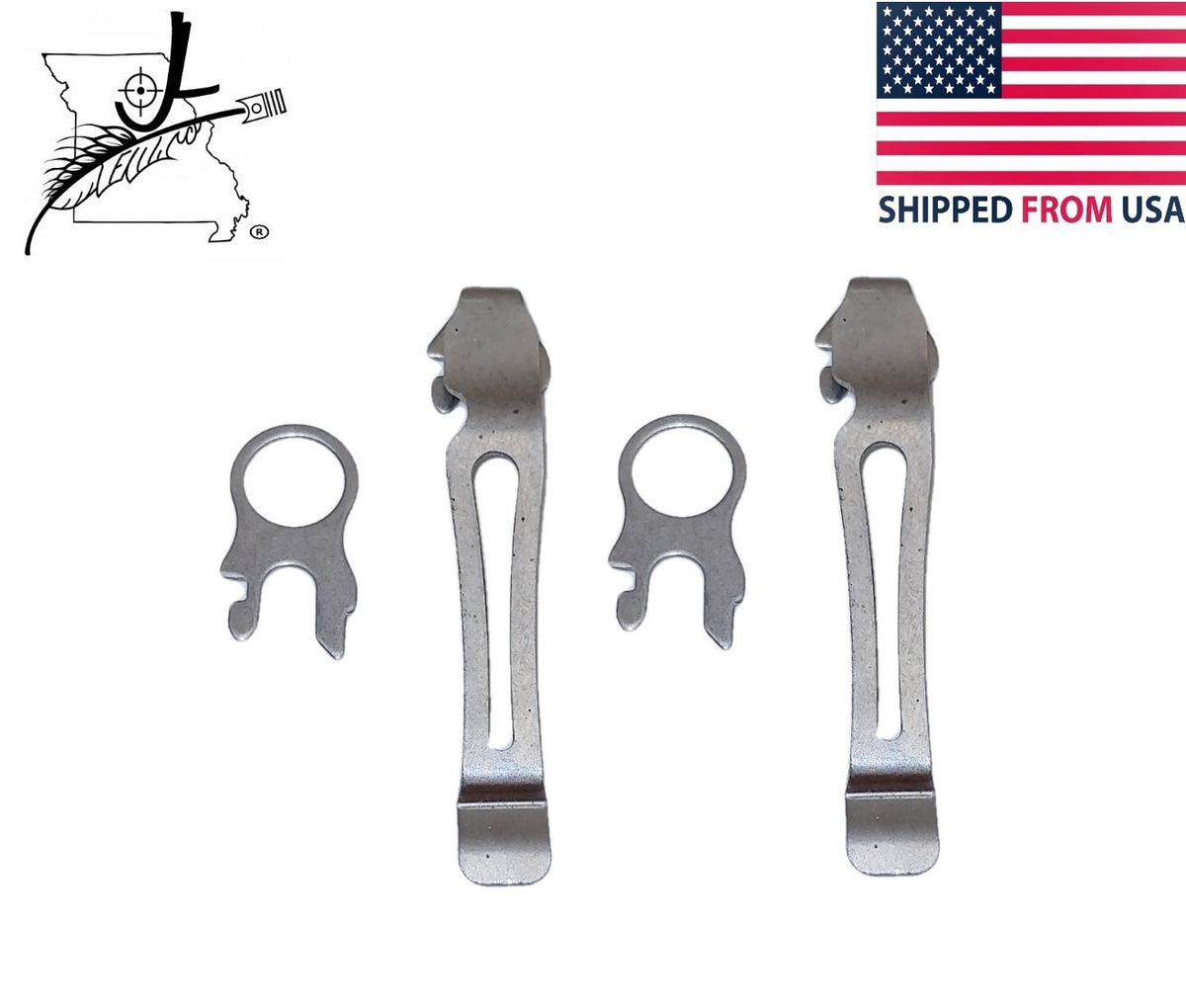 Stainless Steel Pocket Clips and Lanyard Rings for Leatherman Multi-Tools