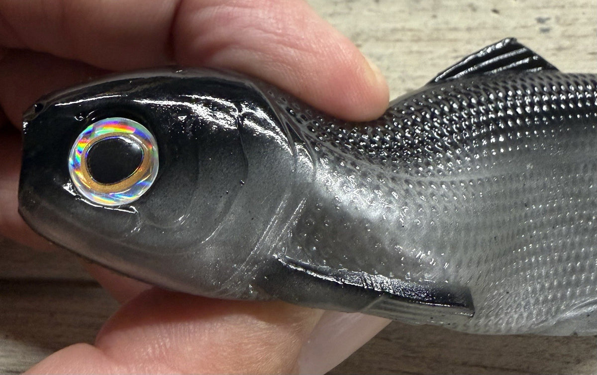 6-Inch Weedless Swimbait Silver Shad Soft Plastic Fishing Lure