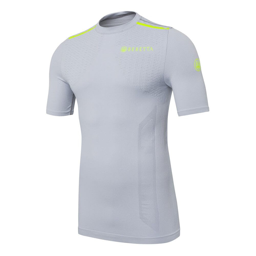 Beretta Men's Seamless SS Underwear T-Shirt Ice Grey
