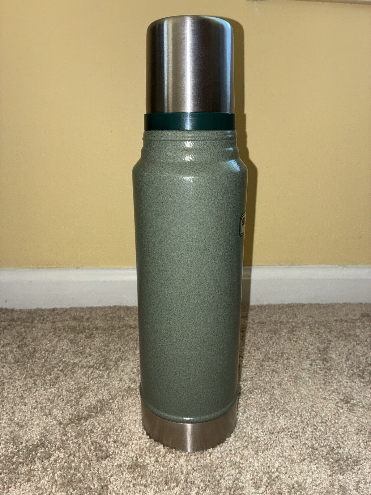 Stanley Classic Vacuum Bottle 1.1 Qt Stainless Steel Insulated Water Bottle