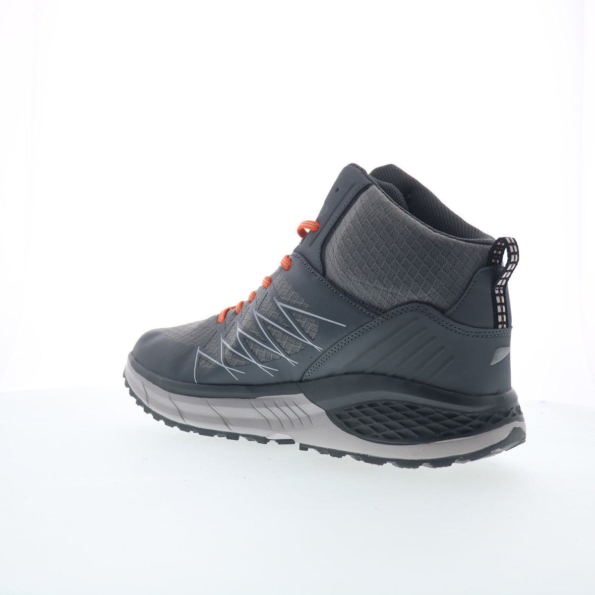 Men's Hiking Boots Waterproof Synthetic Laces Mid-Height Outdoor Footwear