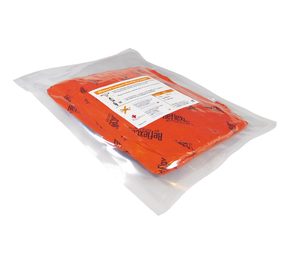 Emergency Space Blanket 2-Layer Reflexcell Compact Survival Blanket
