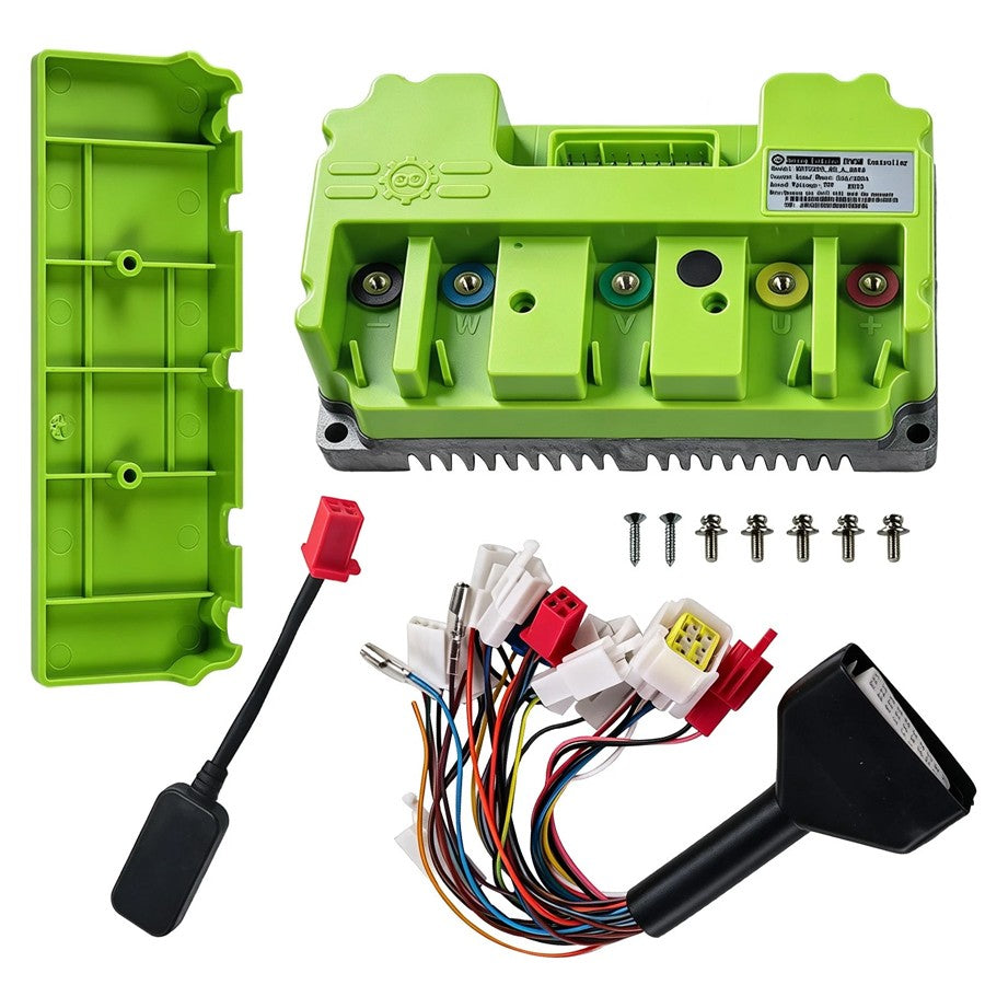 Electric Motor Controller Bluetooth 55A 200A Phase 48-72V for E-Bike, Dirt Bike