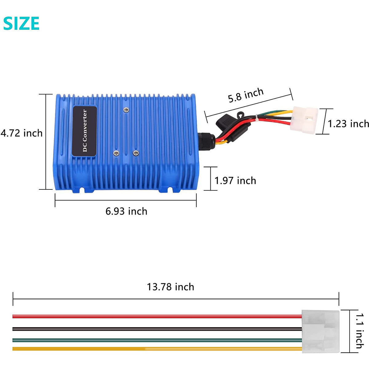 4 Gauge Golf Cart Battery Cables for EZGO 36V & 48V TXT Medalist 1994+ - 7 Pack