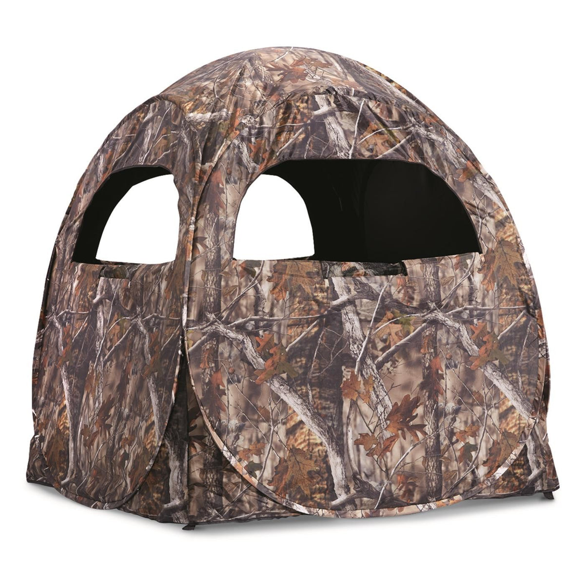 Hunting Blind Tent 4-Panel Ground Blind with Steel Frame for Concealed Hunting