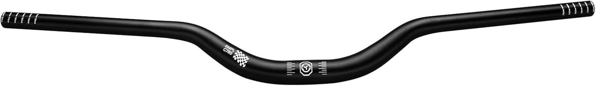 Mountain Bike Handlebar 31.8mm Diameter 50mm Rise 720mm Wide Aluminum