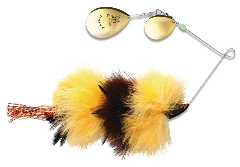 2 oz. Spinnerbait Fishing Lure Multiple Colors - Blue Fox Super Bou Discontinued