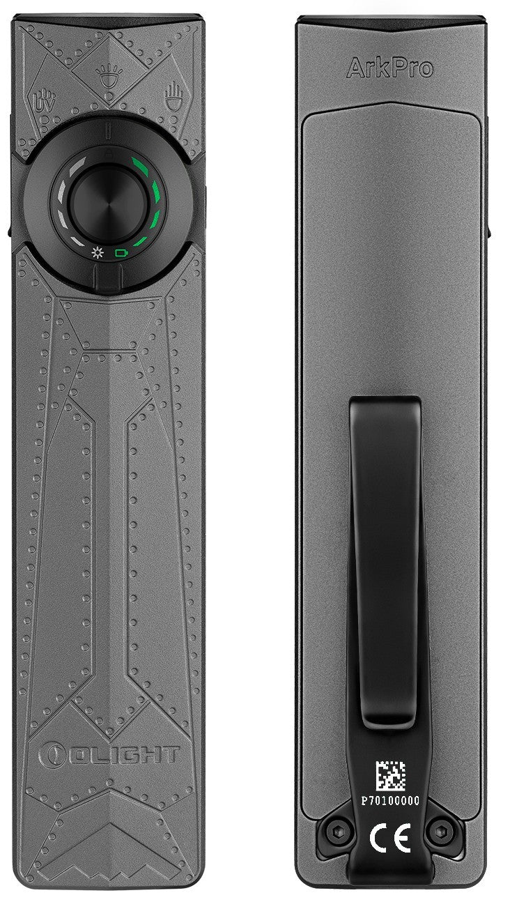 Olight ArkPro Class 3R LED Flashlight with Laser, UV, Flood & Spot Modes