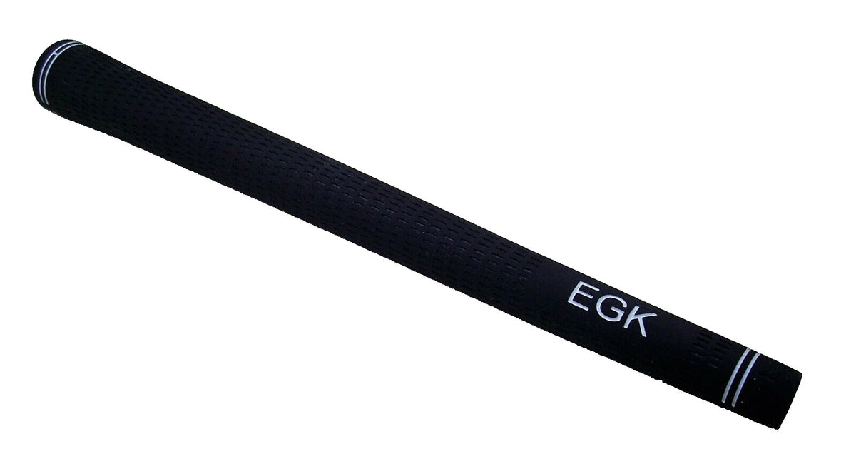 EGK Volt Black Golf Grips 5 Pack Standard .600 Core Rubber Traction