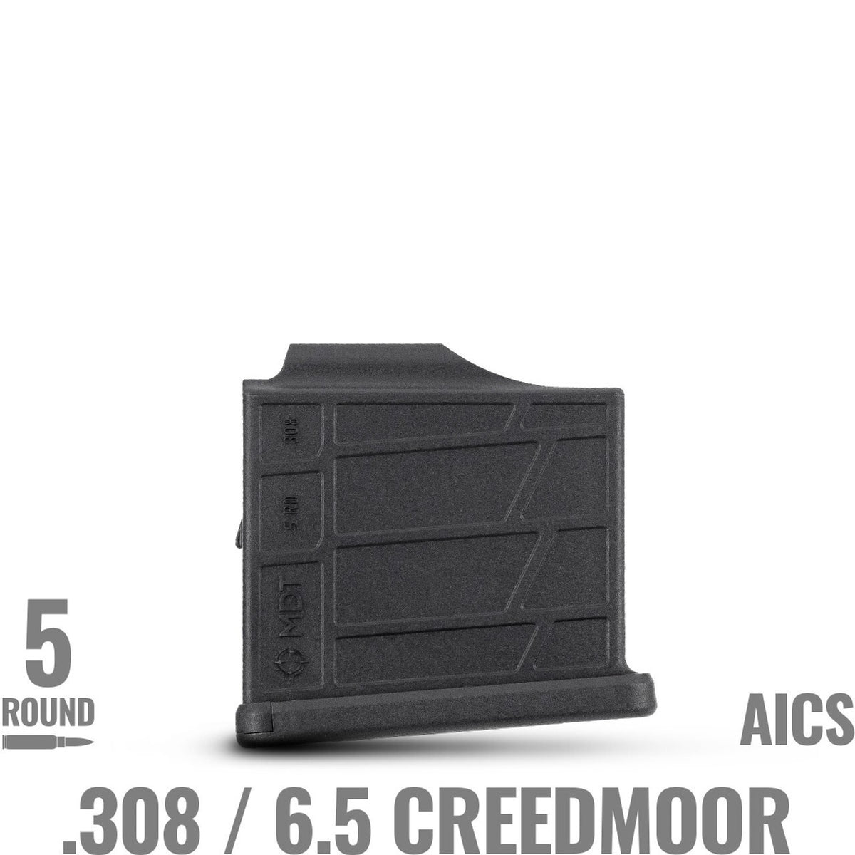 2 Pack MDT Polymer AICS Magazines for 308 Win & 6.5 Creedmoor