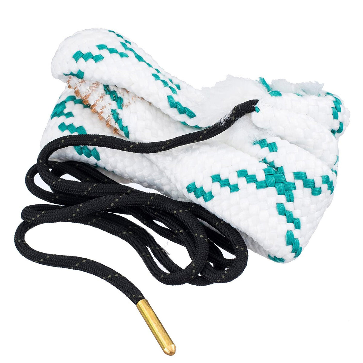 12 Gauge Shotgun Bore Rope Cleaner with Built-In Brushes - Reusable & Solvent Safe
