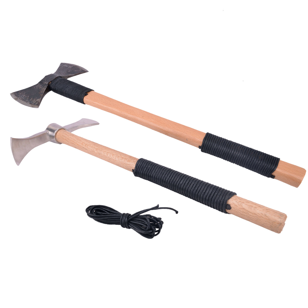 Leather Axe Handle Wrap Protector - Genuine Vegetable Tanned Full Grain Cord