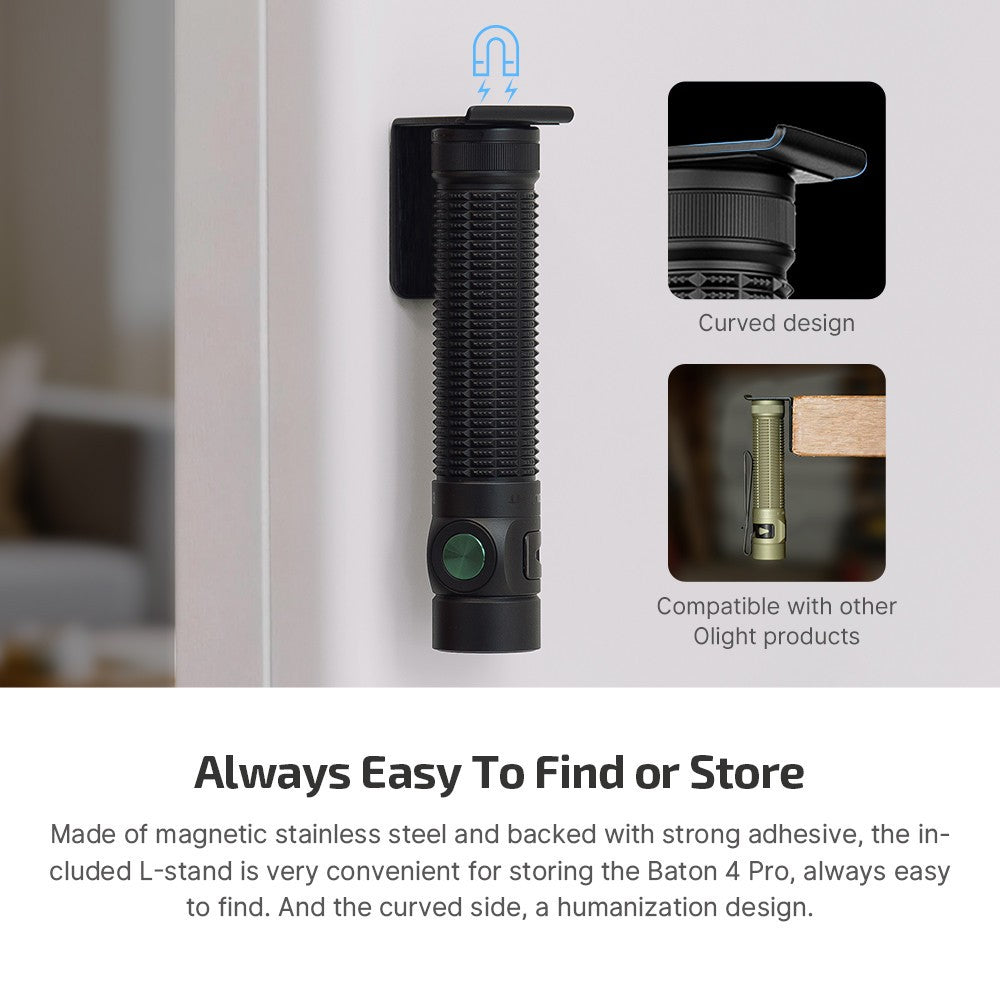 LED Rechargeable Flashlight 1600 Lumens Dual Switch Compact EDC Torch