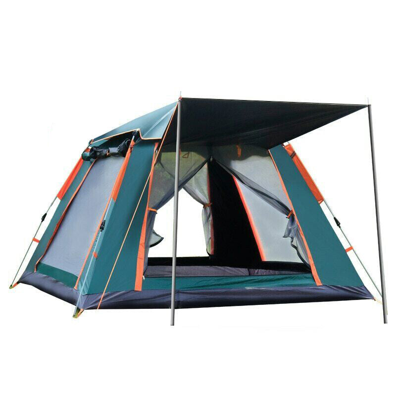 Water-Resistant Family Pop-Up Camping Tent for 3-5 People