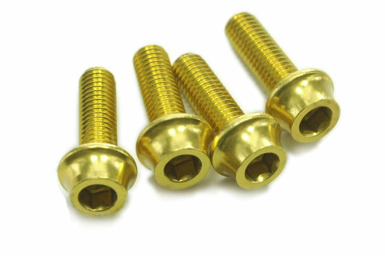 Lightweight Alloy Bottle Cage Bolts Set - M5x15mm Cycling Accessories