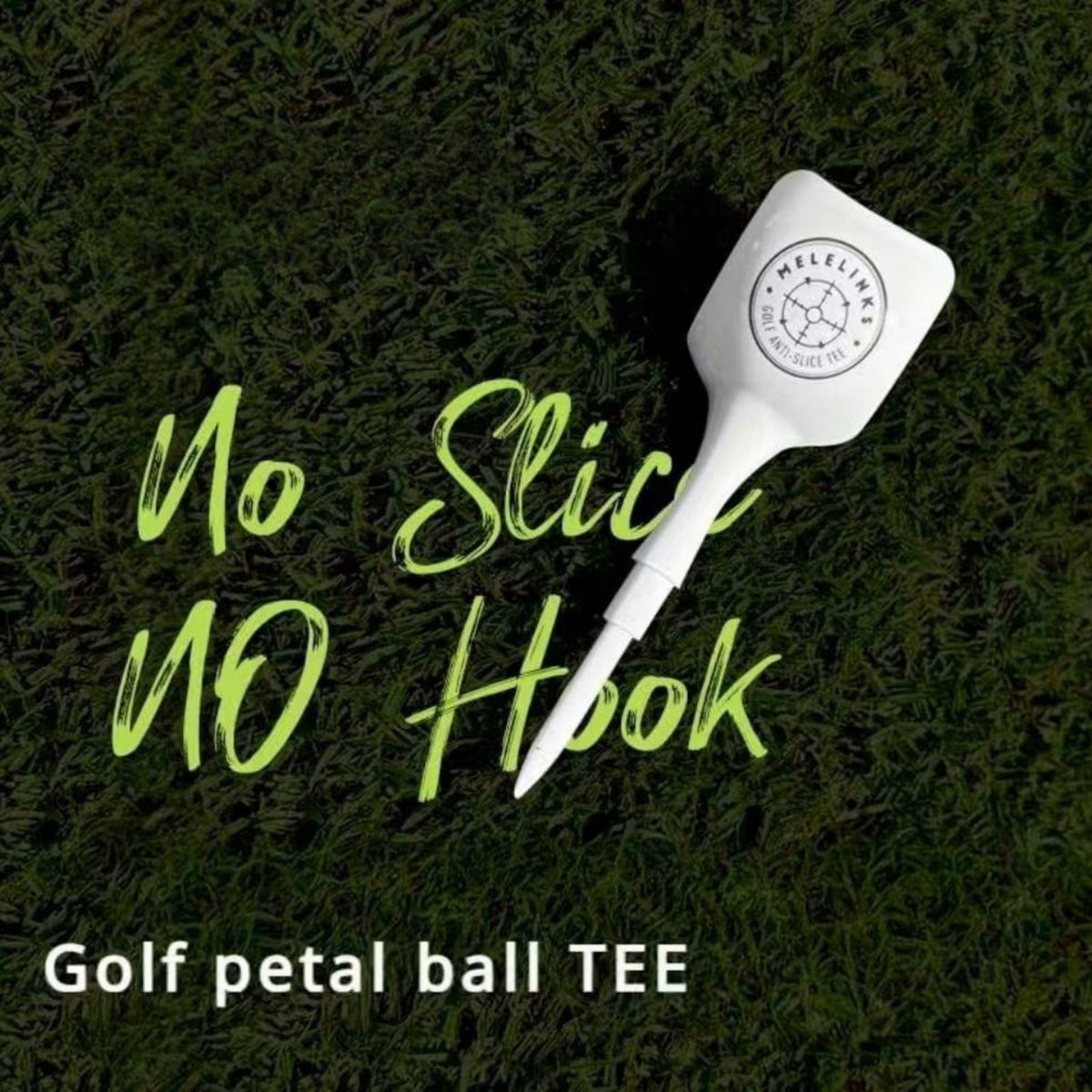 Petal-Design Anti-Slice Plastic Golf Tees - 4 Pack, Stable & Durable