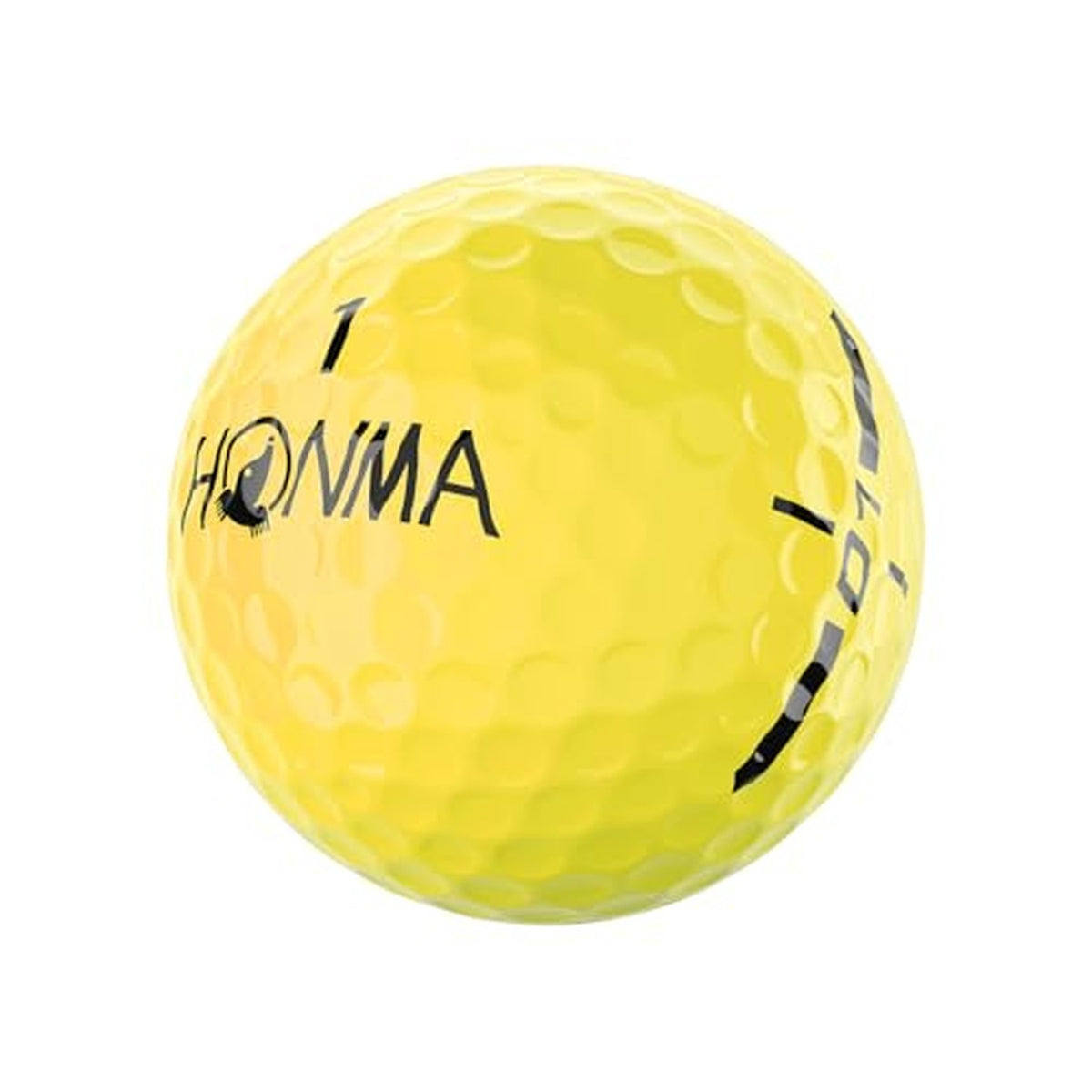 Honma D1 Distance Golf Balls - 12 Bright Yellow, Low Spin, High Speed Core