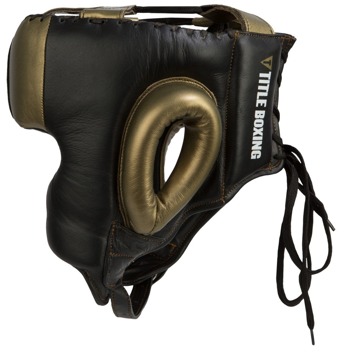 Training Headgear for Boxing and Martial Arts - Black/Gold, Multiple Sizes