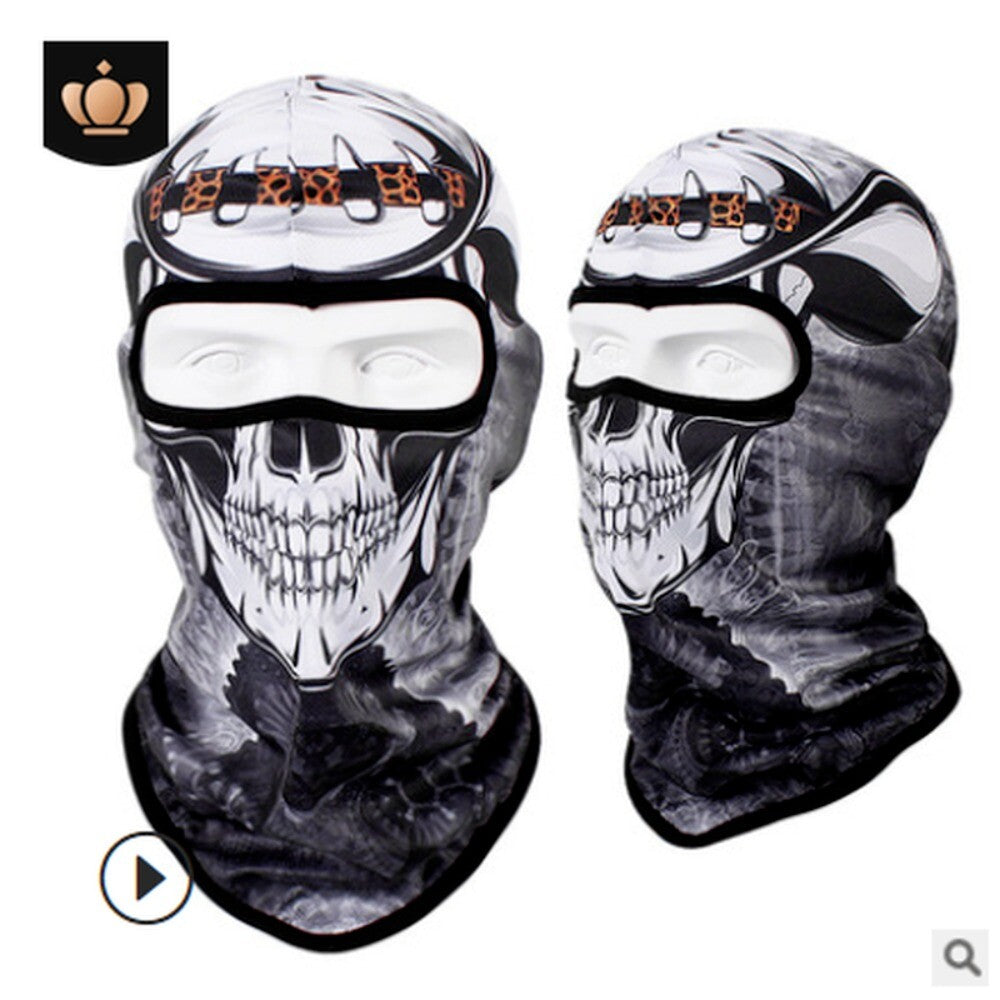 Unisex Full Face Skull Mask Balaclava for Motorcycle & Outdoor Sports