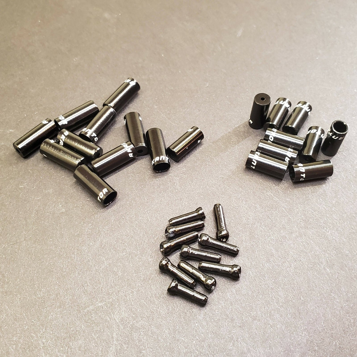 30 Pc Bicycle Cable End Caps & Ferrule Hop-Up Kit - Multiple Colors