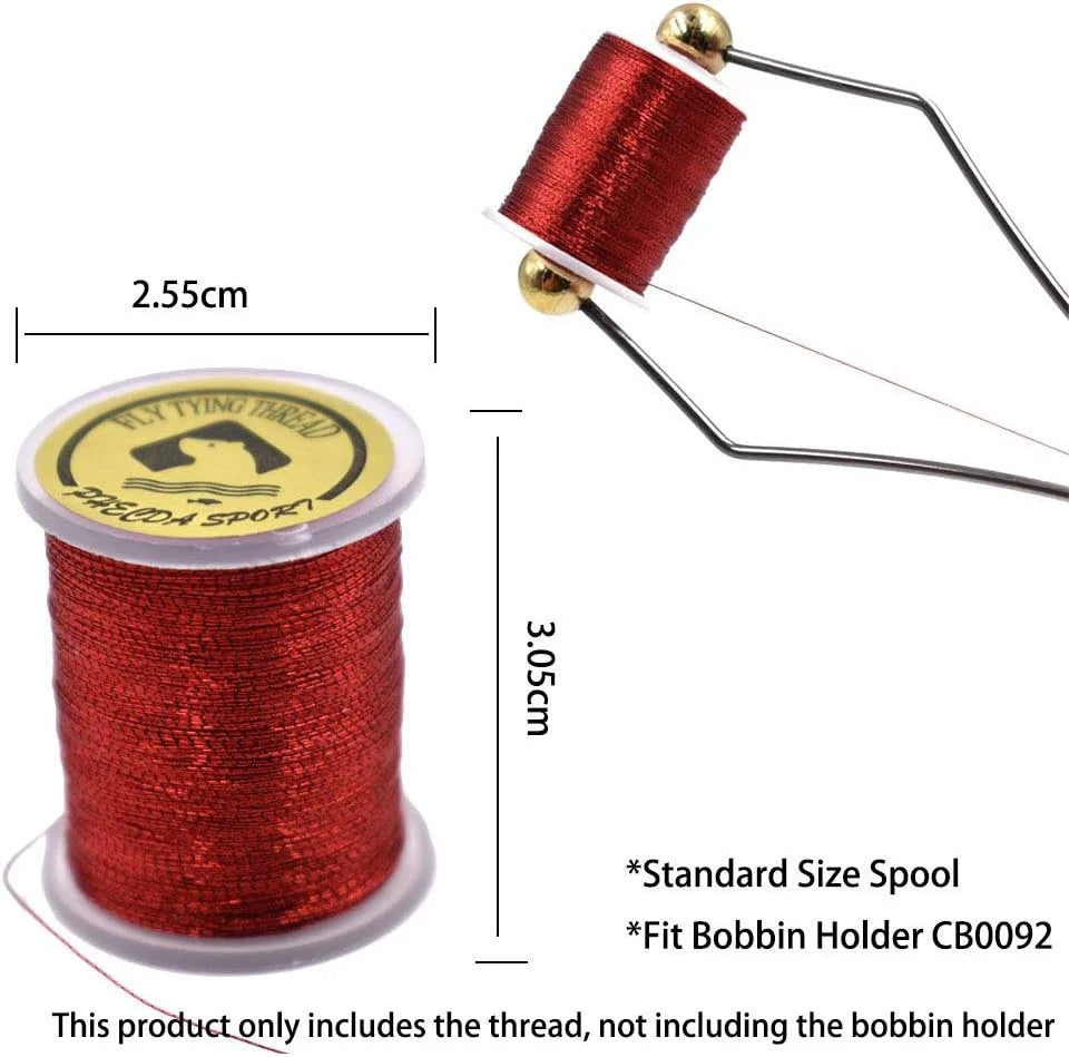 20PCS Metallic Yarn Thread for Fly Tying - Fly Fishing Materials