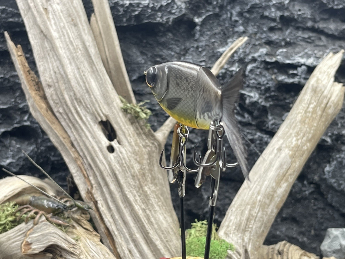 Custom 4.72 Inch Largemouth Bass Glidebait - Soggy Bottom Boy Style