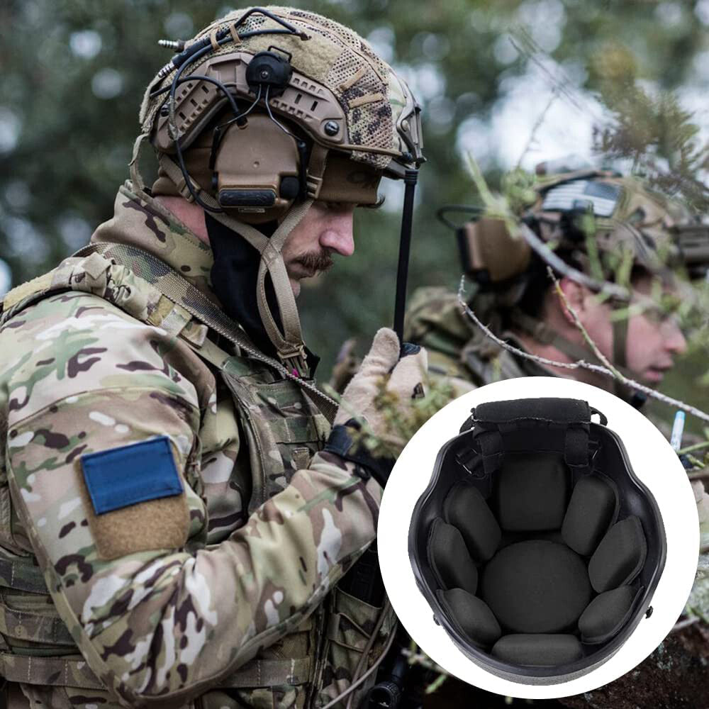 Helmet Padding Kit 19pcs EVA Foam Protective Pads for Tactical & Cosplay Helmets