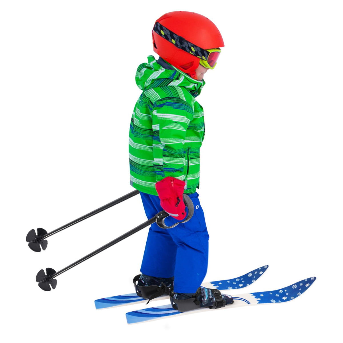Kids Ski Set with Poles for Beginners 2-8 Years Snow Skiing Equipment
