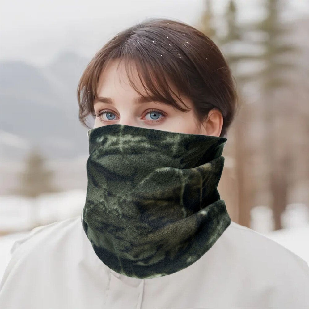 Winter Polar Fleece Neck Gaiter Face Mask - Windproof & Cold Weather