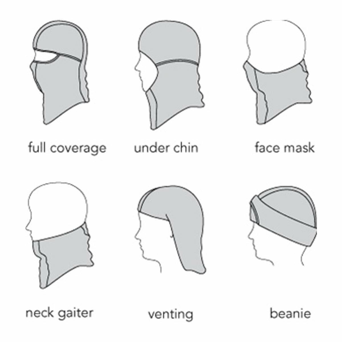 Winter Motorcycle Balaclava Face Cover Windproof Fleece Mask