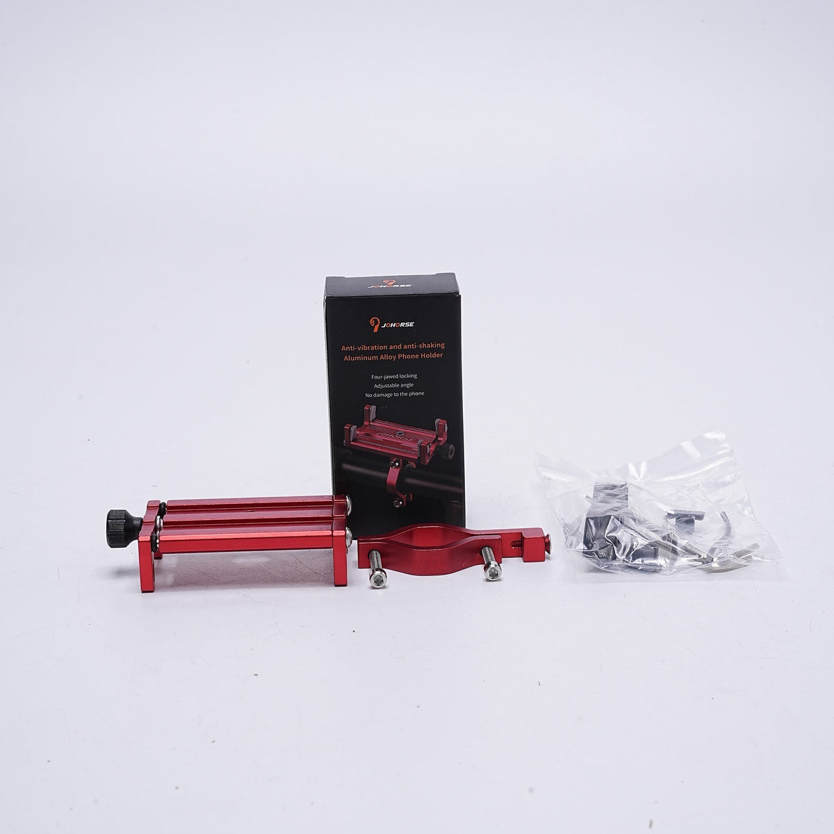 Aluminum Bicycle Phone Mount Handlebar Holder Adjustable GPS Smartphone Clamp