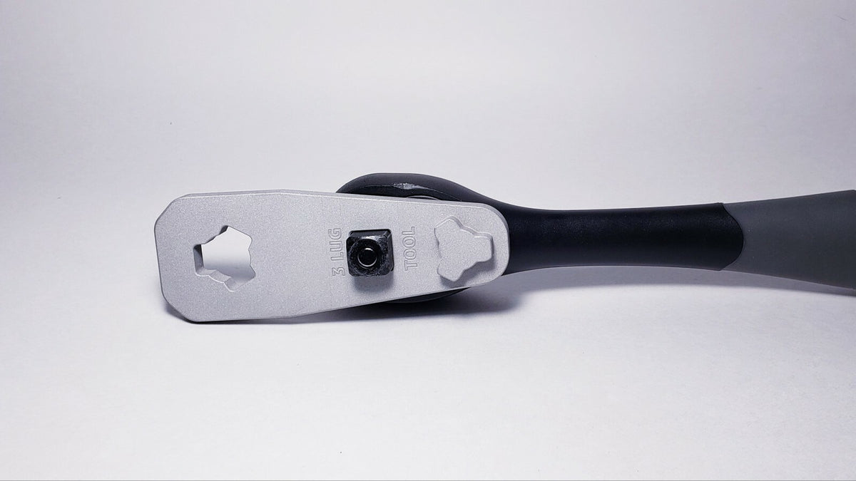 Universal 9mm 3-Lug Wrench Aluminum Suppressor Tool for Firearms