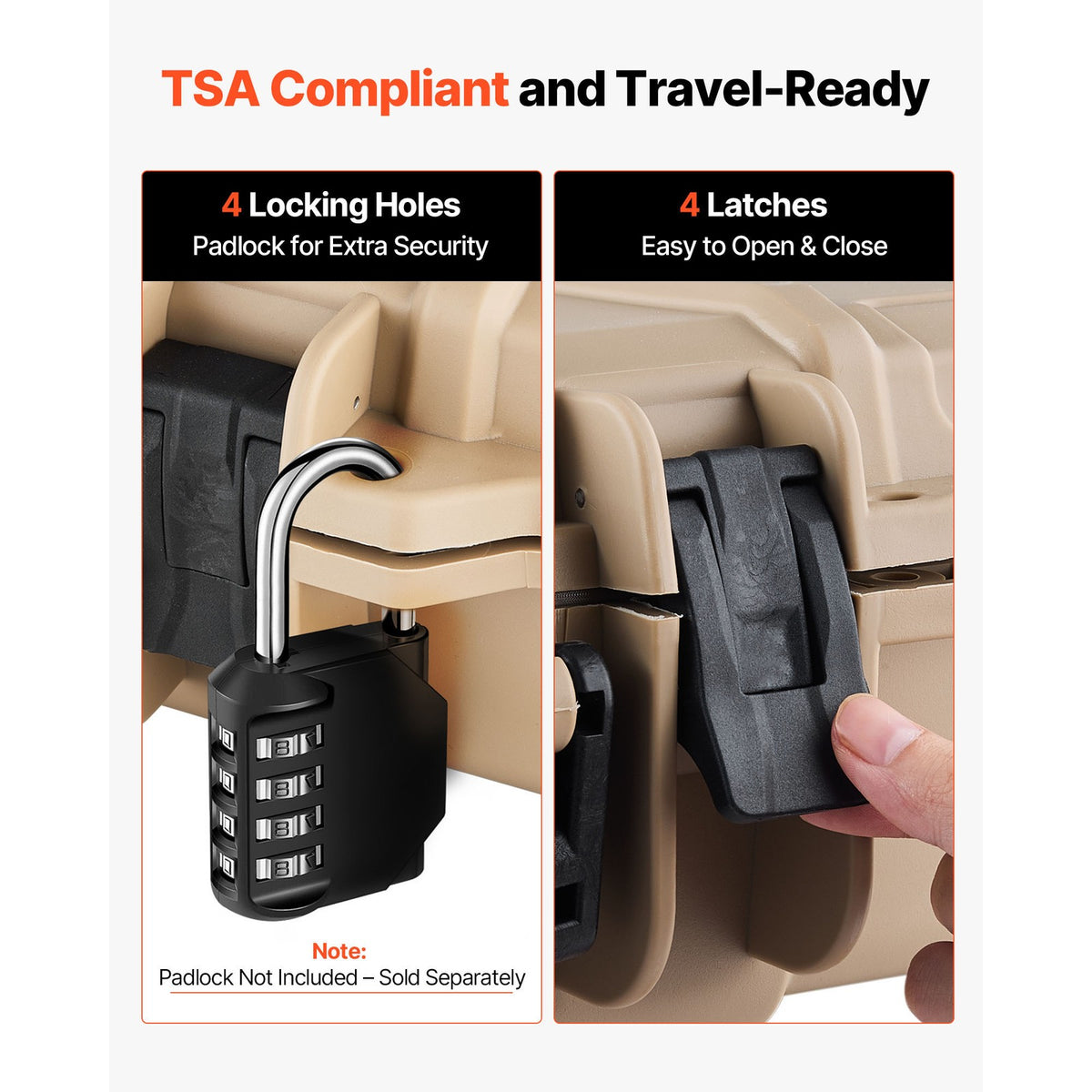 Waterproof Rifle Case with Foam Interior | IP67 Dustproof & TSA Approved