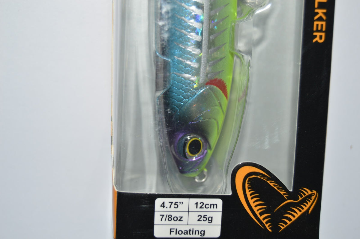 Savage Gear RevMag Walker Topwater Lure - Rattle, 4.75 Inches, Yellow Belly