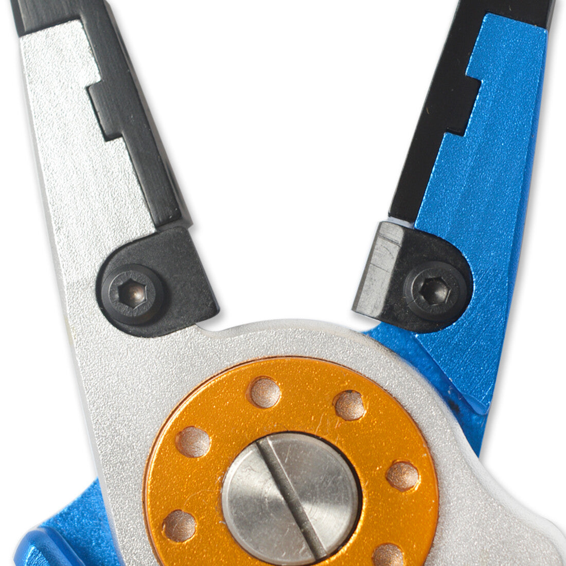 Fishing Pliers with Stainless Steel Jaws and Aluminum Handle, Hook Remover & Line Cutter