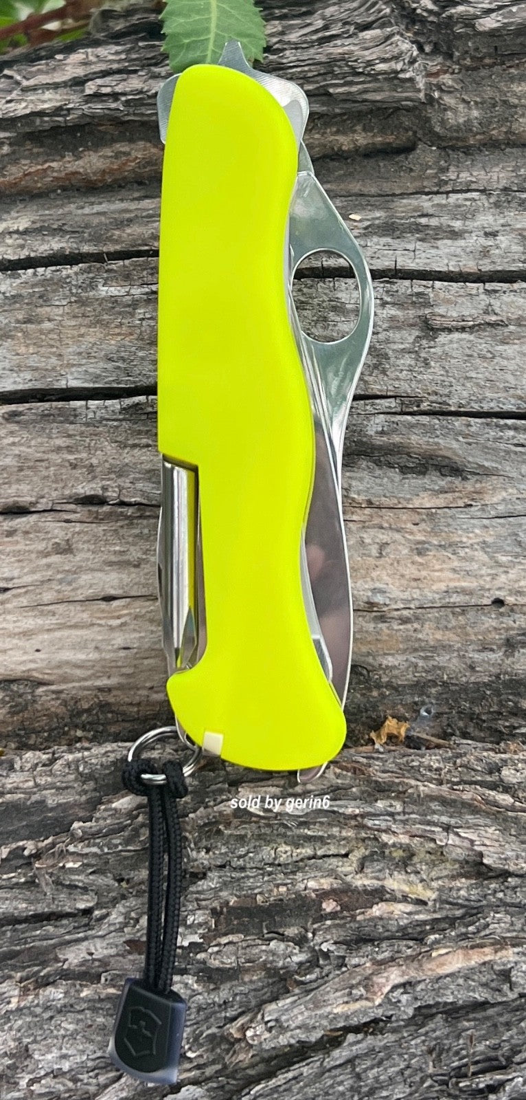 Victorinox Rescue Tool with Glow in Dark Yellow Handle, 13 Functions, with Pouch