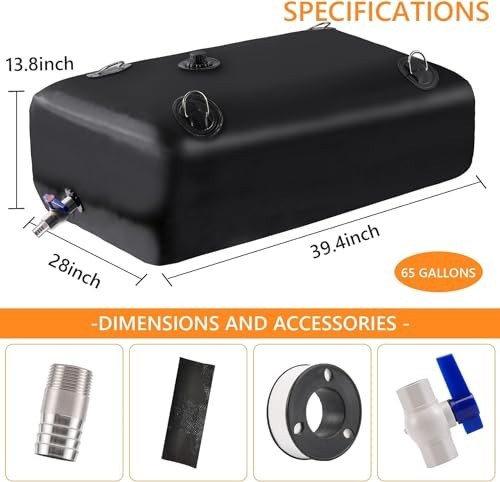 Large Capacity Portable Water Storage Bladder Tank for Camping Garden Emergency
