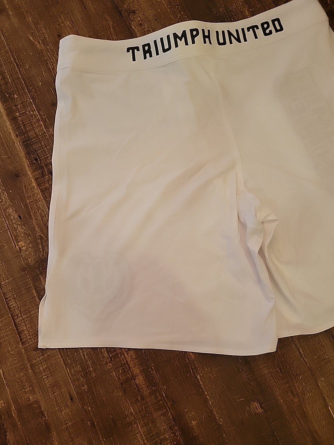 MMA Fight Shorts White 2XL Training Shorts with Drawstring