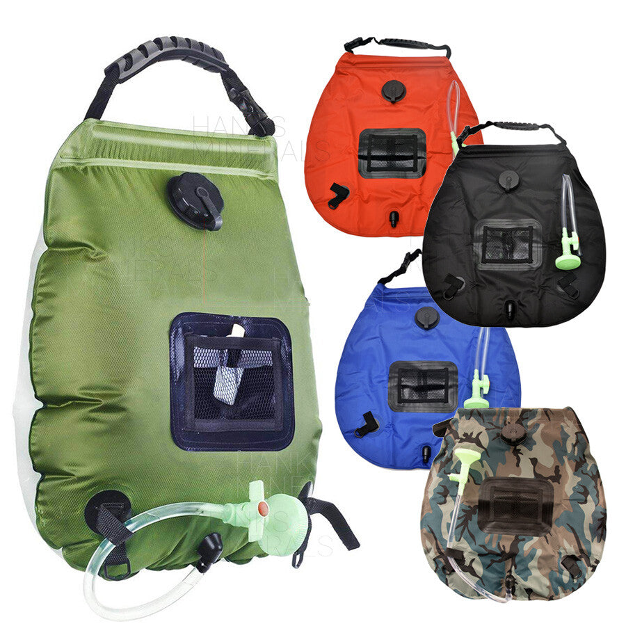 20L Portable Solar Shower Bag for Camping Outdoor Water Heating