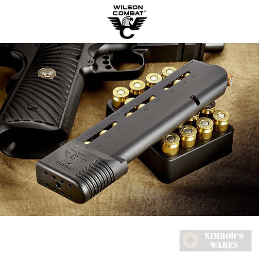 Wilson Combat 1911 .45 ACP 10-Round Railed Magazine - Black
