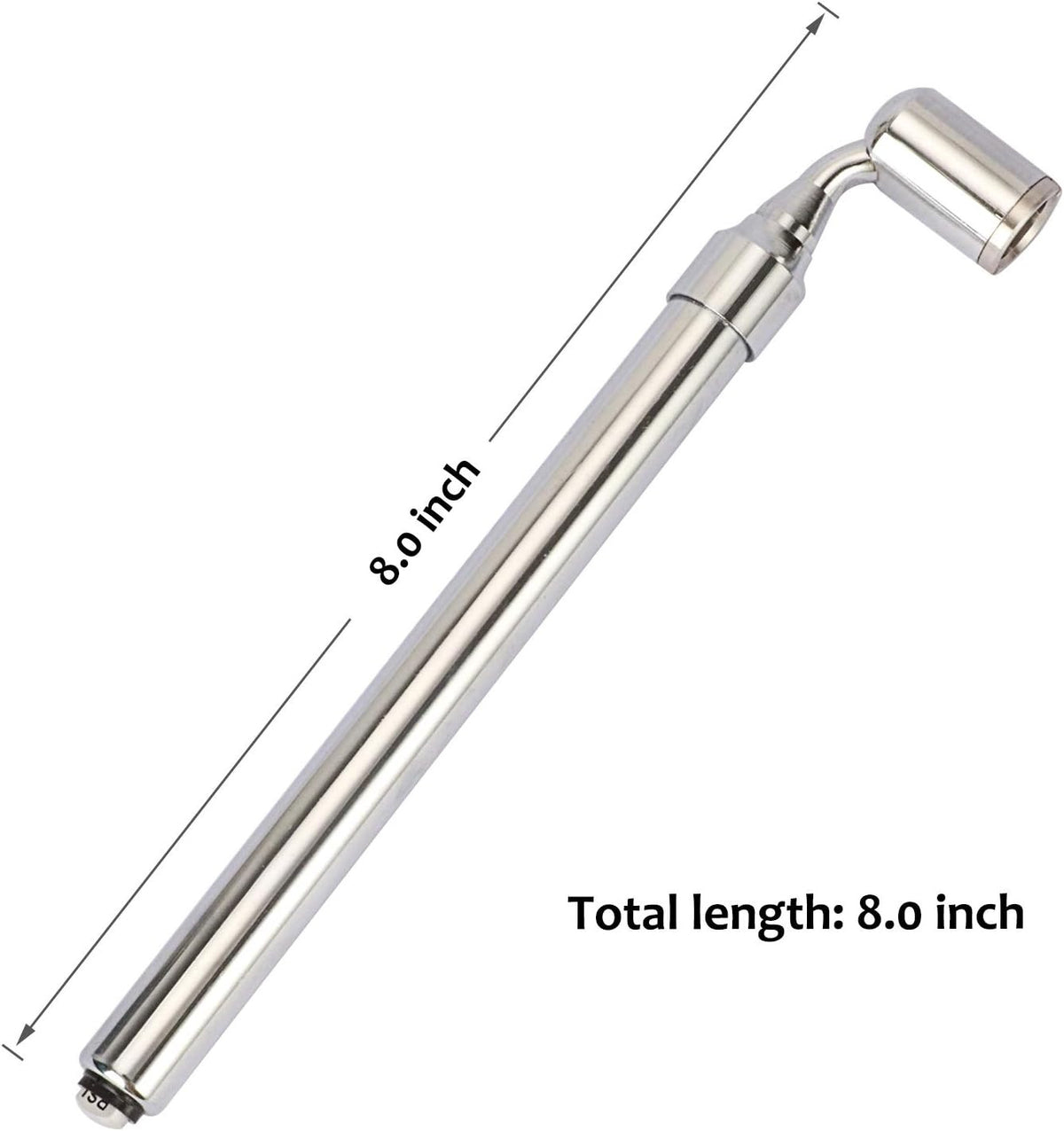 Heavy Duty Large Bore Dual Head Truck Tire Pressure Gauge with 360° Swivel Chuck