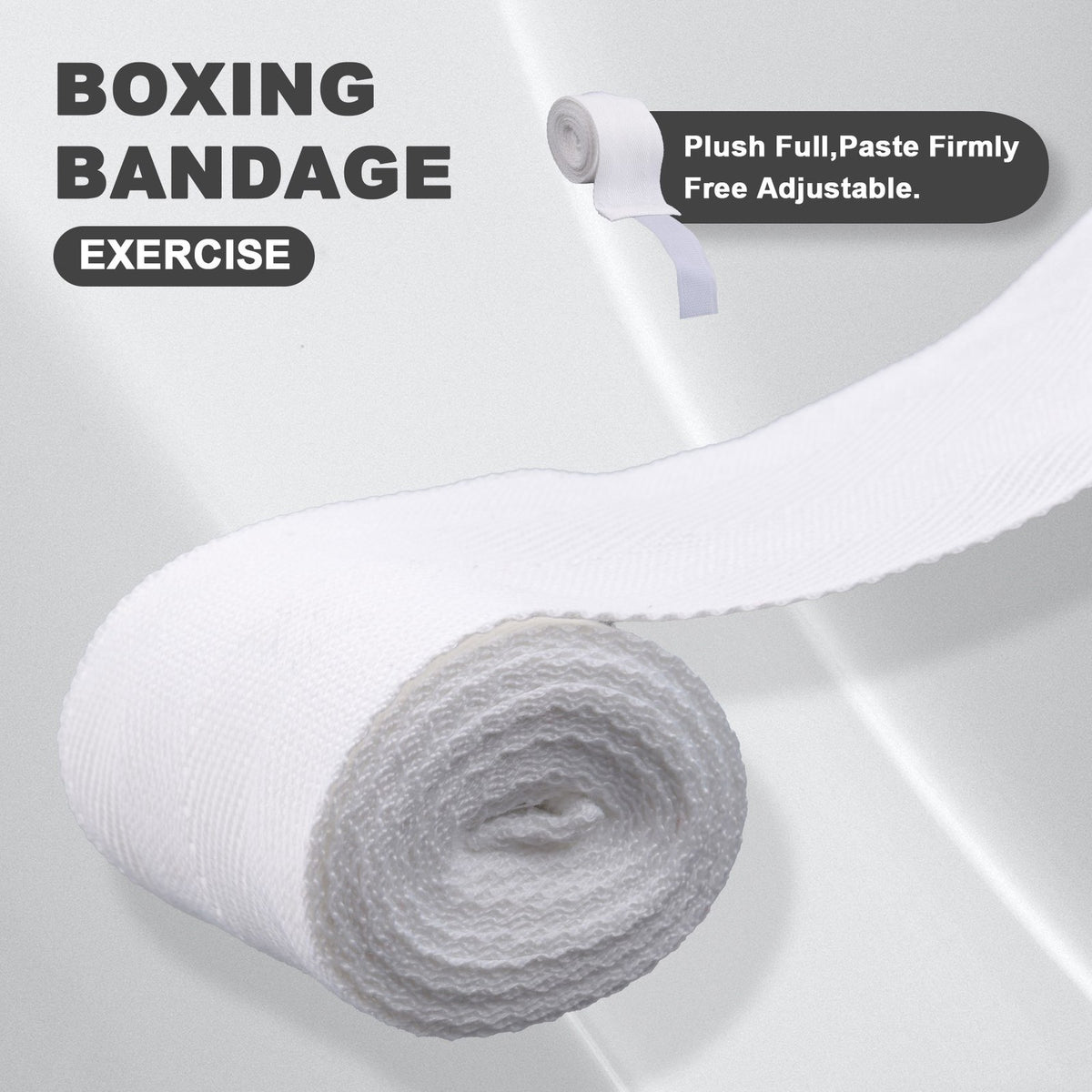 Elastic Cotton Boxing Wrist Strap - Muay Thai & Martial Arts Support