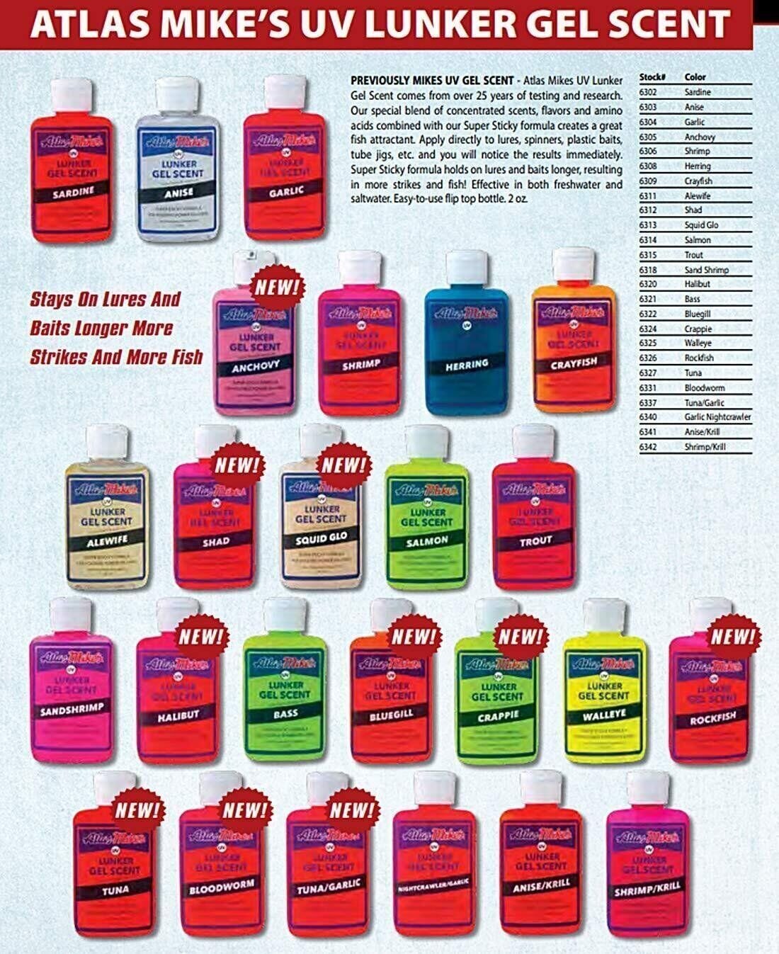 UV Gel Scent Crayfish Fishing Attractant - 2oz Fish Catch Booster