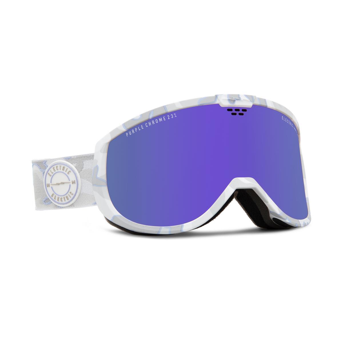 Electric Cam Goggles with Purple Chrome Lens - Future Camo Design