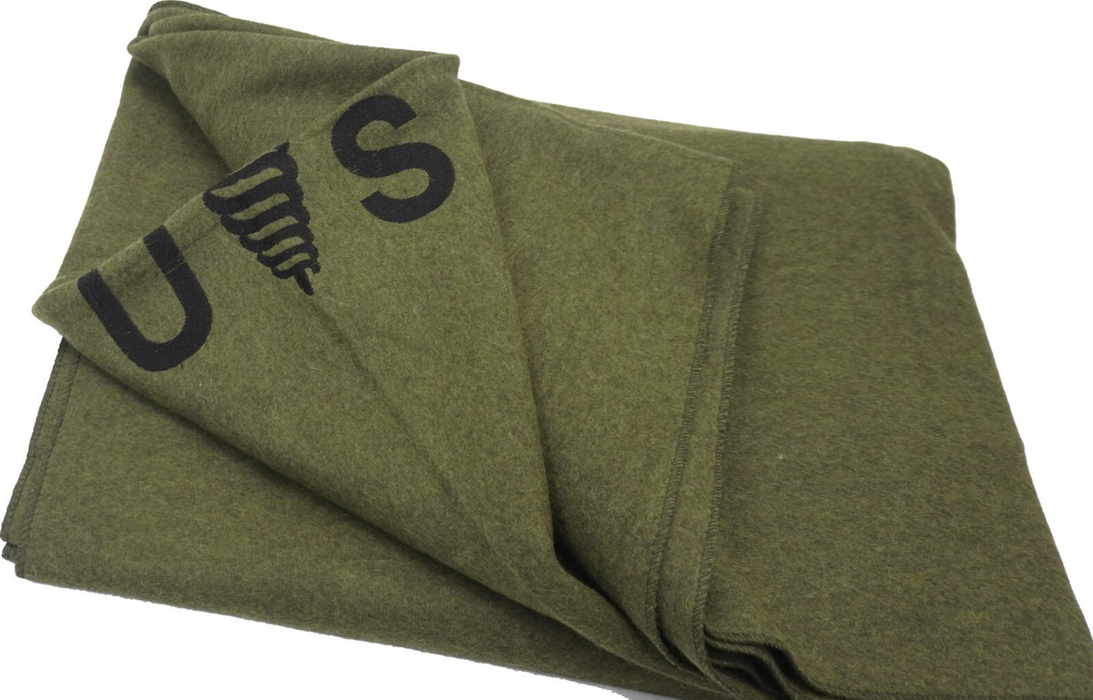 U.S. Military Wool Blanket 64x90 Army Replica Heavy Duty Insulated Cover