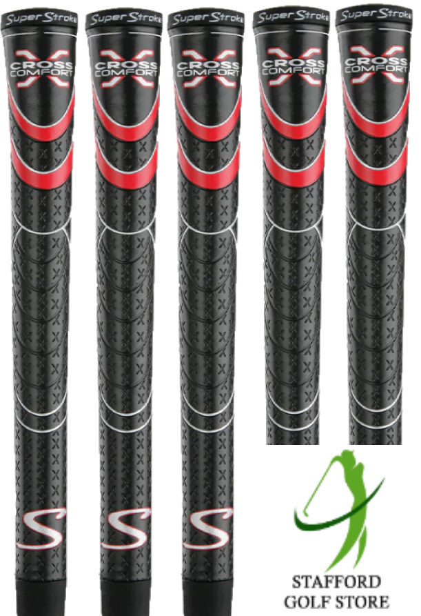 Golf Grip Set - Super Stroke Cross Comfort Undersize, Standard, Midsize & Jumbo