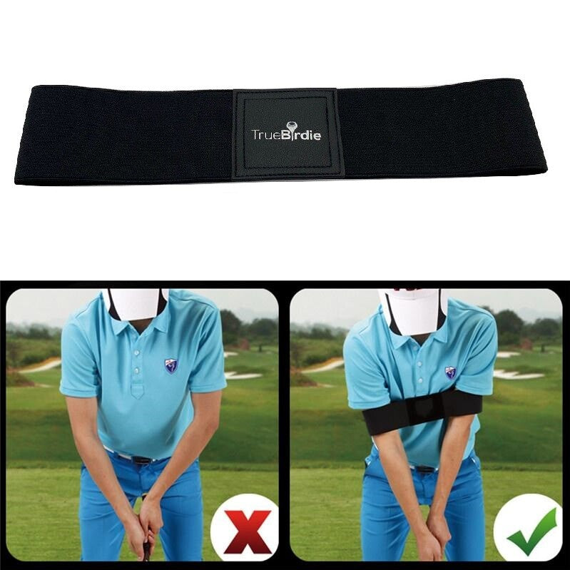 Golf Swing Training Aid - Correcting Arm Band for Better Swing - One Size