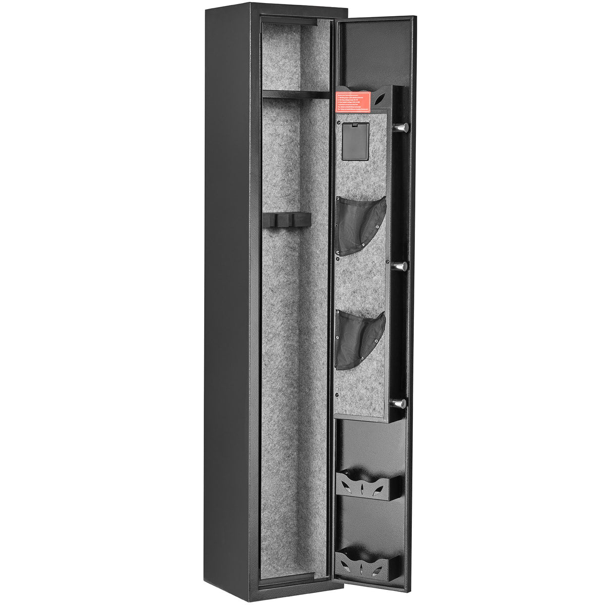 Gun Safe with Digital Keypad & Lock, Holds 2 Rifles & 4 Pistols