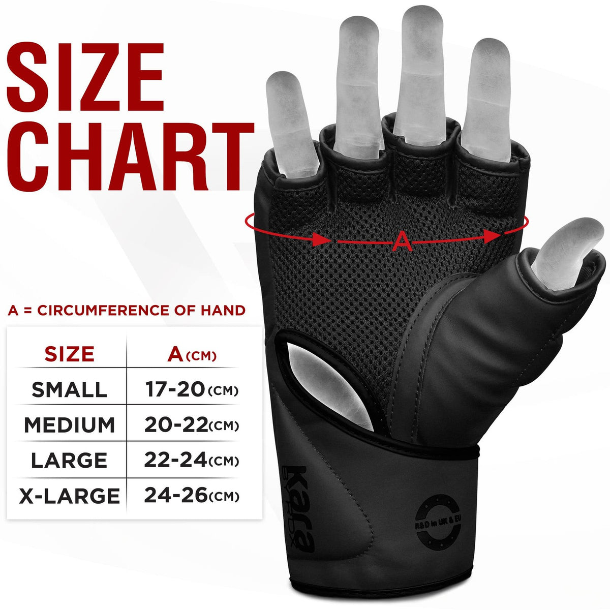Large MMA Gloves for Sparring & Grappling - Pre-Curved Boxing & Kickboxing